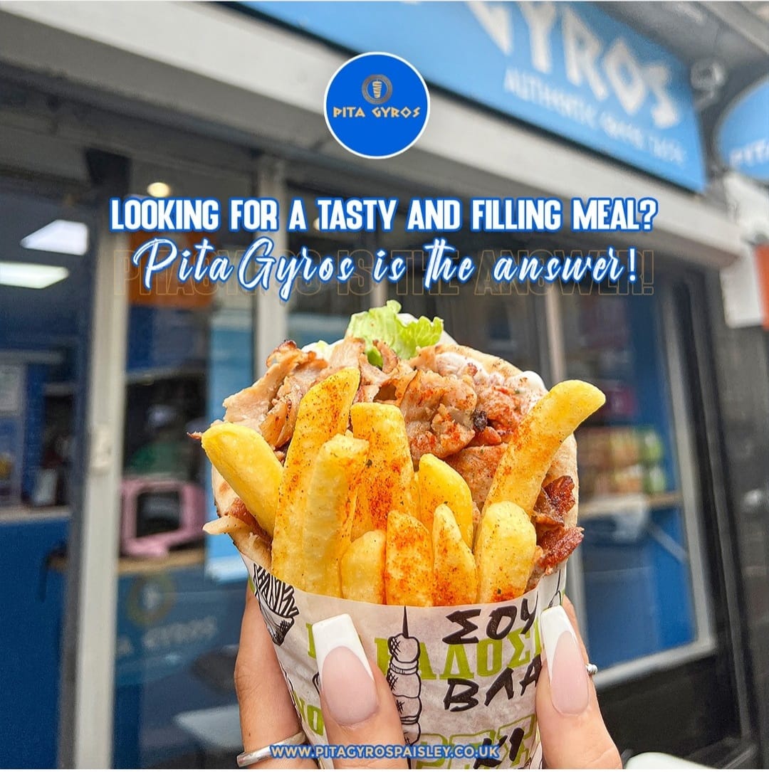 Pita Gyros Takeaway Paisley tasty meals